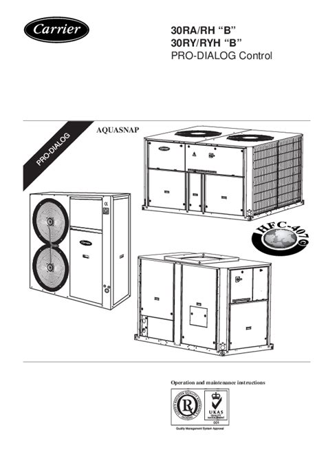 carrier 30ra 160 guide Doc