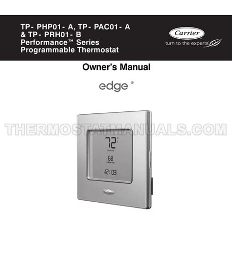 carrier edge thermostat installation manual Doc