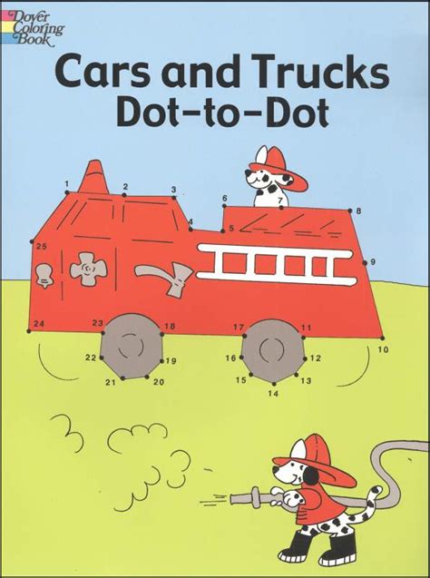cars and trucks dot to dot dover childrens activity books Doc