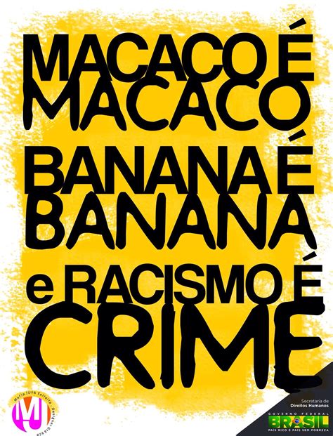 cartaz sobre racismo