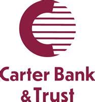 carter bank and trust login