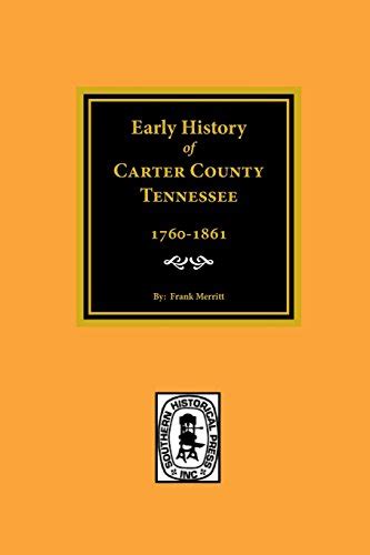 carter county 1760 1861 early history Epub