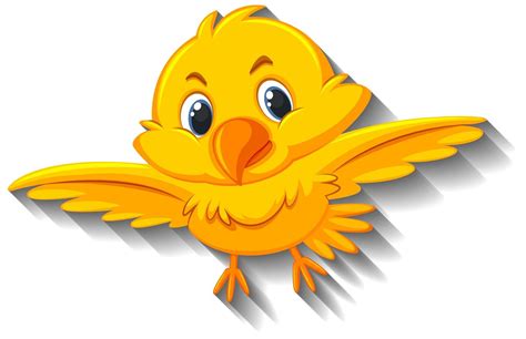 cartoon bird yellow