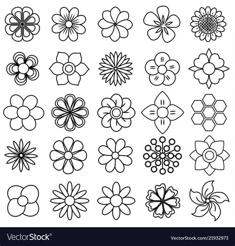 cartoon flowers patterns designs coloring Doc