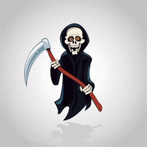 cartoon of grim reaper