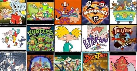 cartoons from the 80's and 90's