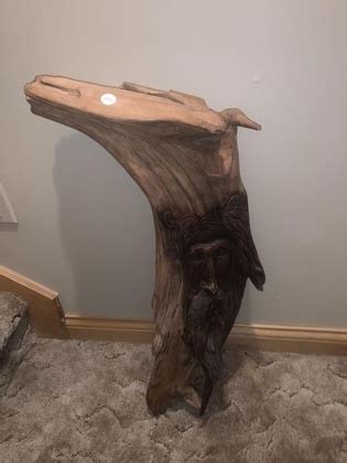 carved puma head for sale