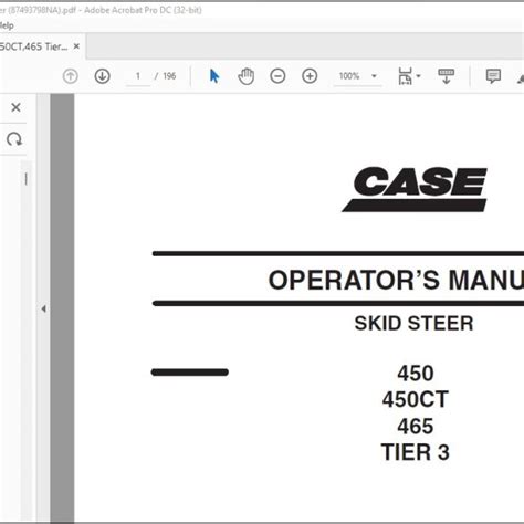 case 450 skid steer operator manual Reader