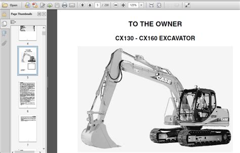 case cx 160 operators manual Doc