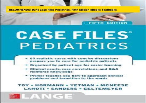 case files pediatrics fifth edition Kindle Editon