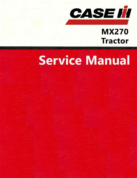 case mx270 service manual Kindle Editon