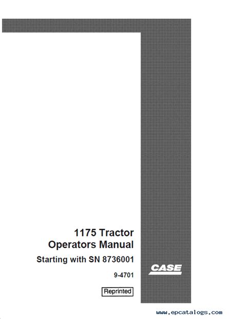 case operators manual pdf Reader