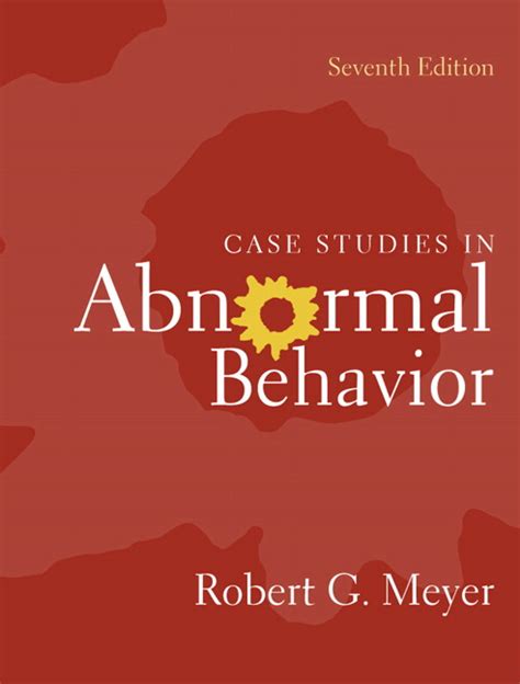 case studies in abnormal behavior 7th edition Reader