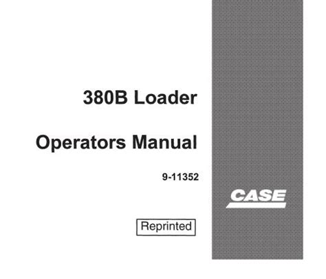 case-380b-manual Ebook Epub