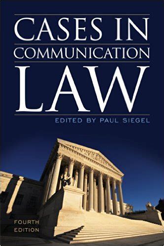 cases in communication law Reader