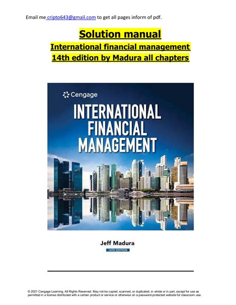 cases in financial management solution manual Epub