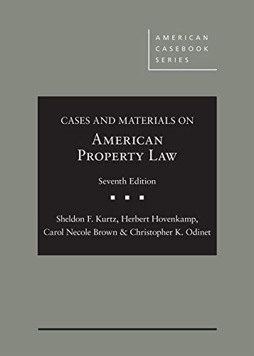 cases materials american property law Doc