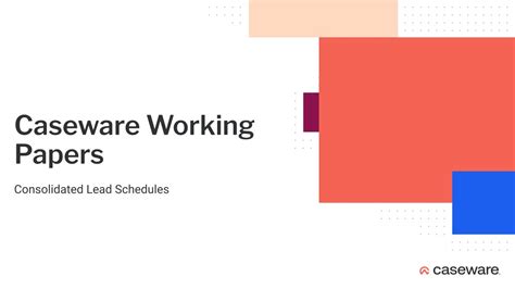 caseware working papers tutorial Kindle Editon