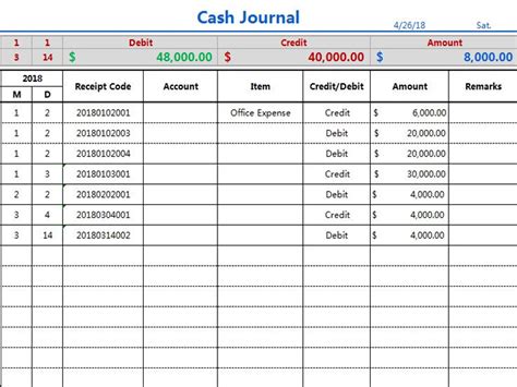 cash disbursement journal template PDF