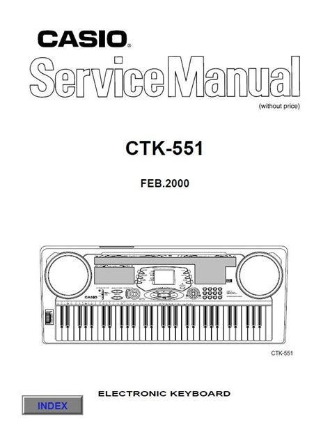 casio ctk 551 manual PDF