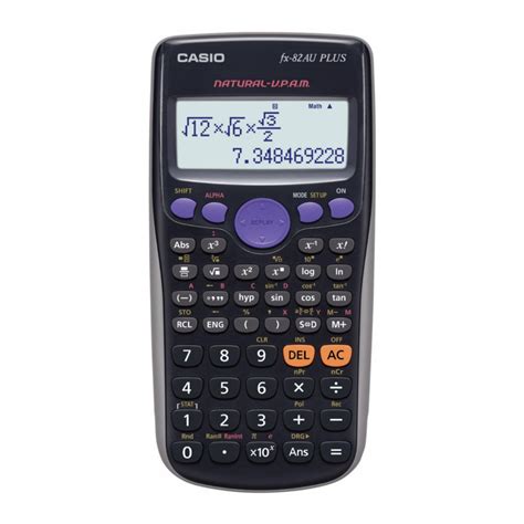 casio fx 82au+instruction manual PDF