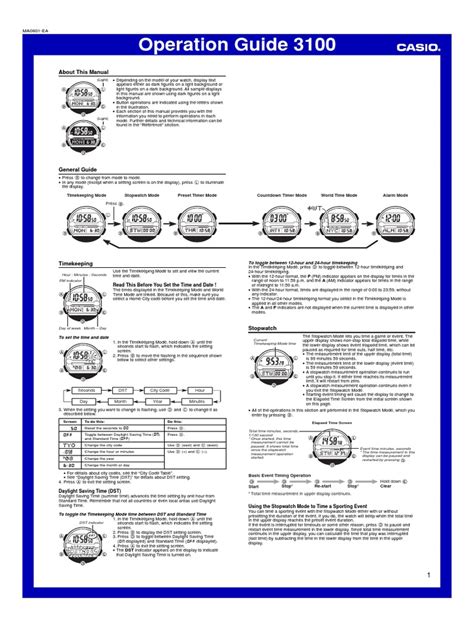 casio wr50m manual Doc