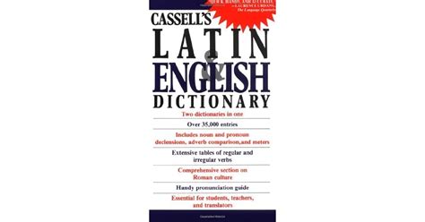 cassells concise latin english english latin dictionary Reader