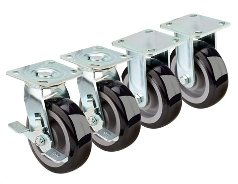 caster wheels metal