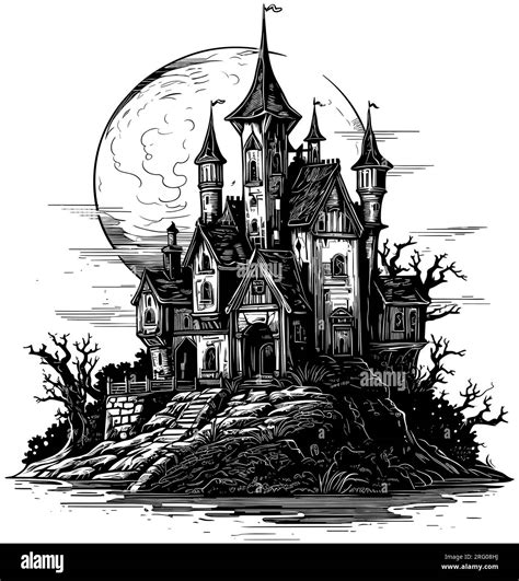 castle drawing from ghost