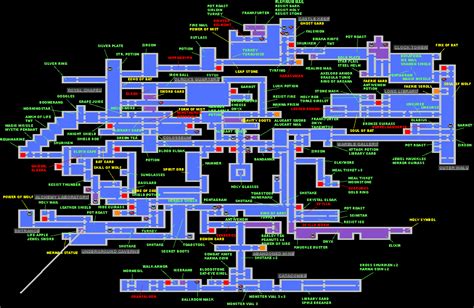 castlevania sotn map