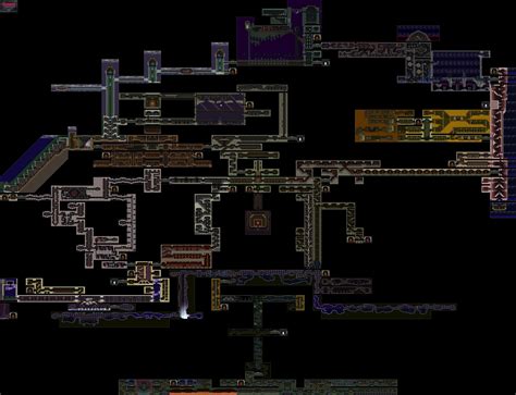 castlevania symphony of the night map