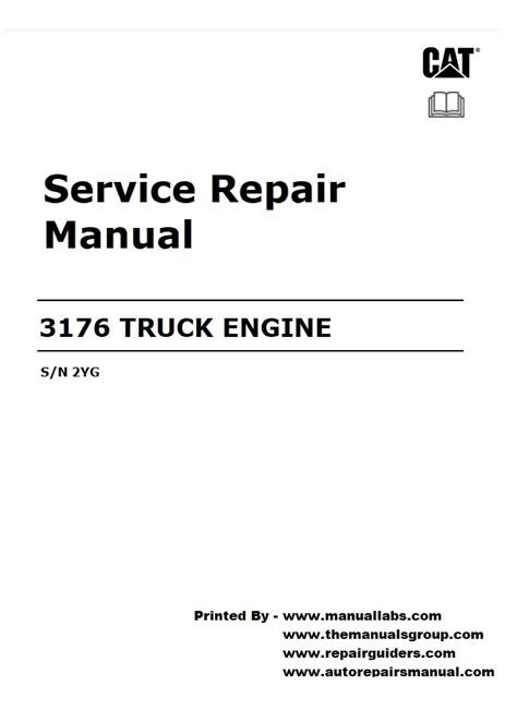 cat 3176 repair manual PDF