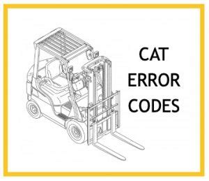 cat forklift e 25 error codes Epub