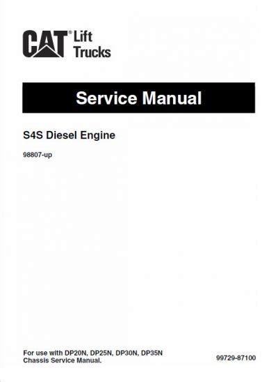 cat gp15 gp18 gp20 gp25 gp30 gp35 lift truck service manual Ebook Kindle Editon