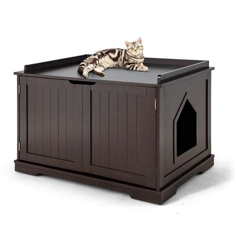 cat house litter box