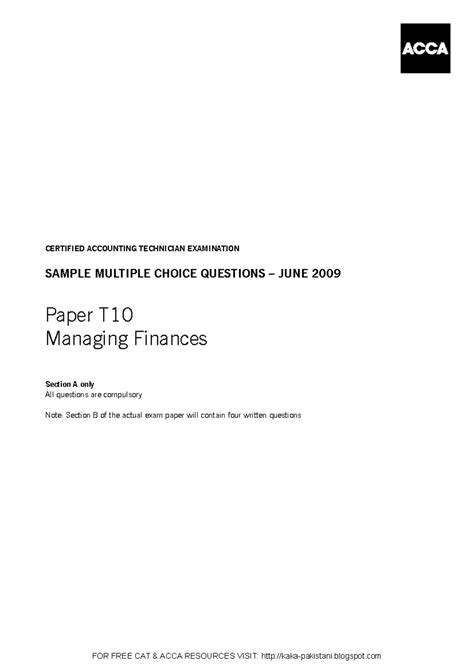 cat t10 past paper Epub