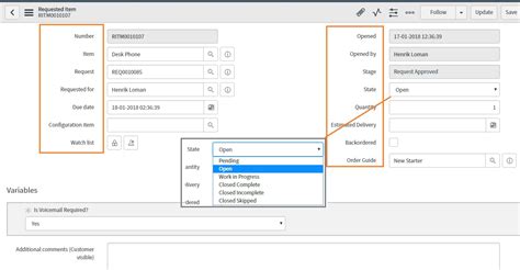 Catalog Tasks Servicenow