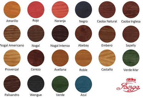 Catalogo Tintes Para Madera