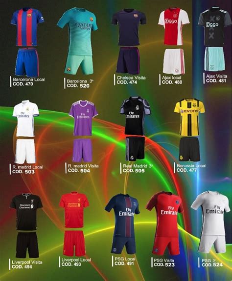 Catalogo Uniformes De Futbol