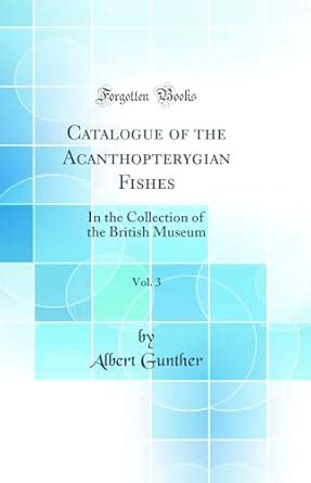 catalogue fishes british classic reprint Reader