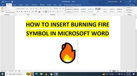 catching fire microsoft word document Doc