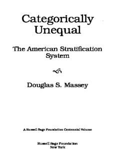 categorically unequal the american stratification system Epub