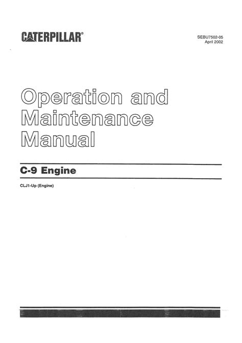 caterpillar c9 engine manual Ebook Reader