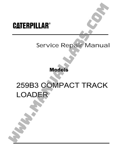 caterpillar skid steer service manual 259b3 Epub