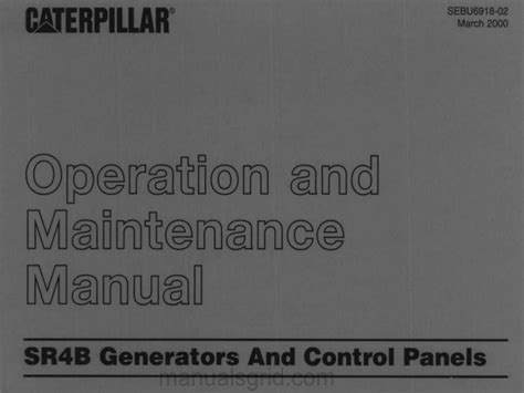 caterpillar sr4b manual instruction Kindle Editon