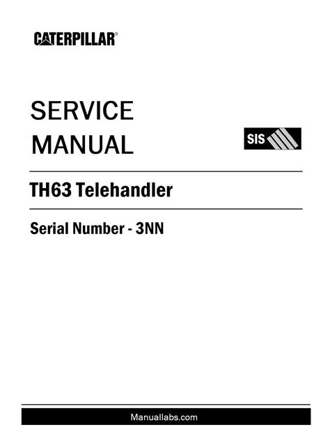 caterpillar th63 service manual PDF