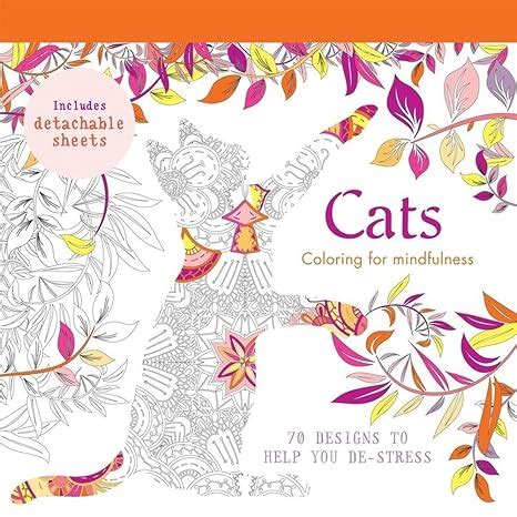 cats 70 designs to help you de stress coloring for mindfulness Epub