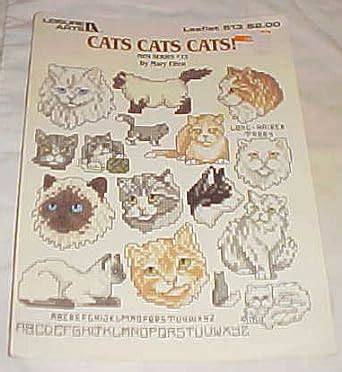 cats cats csts cross stitch craft needlework pattern leaflet 513 Reader