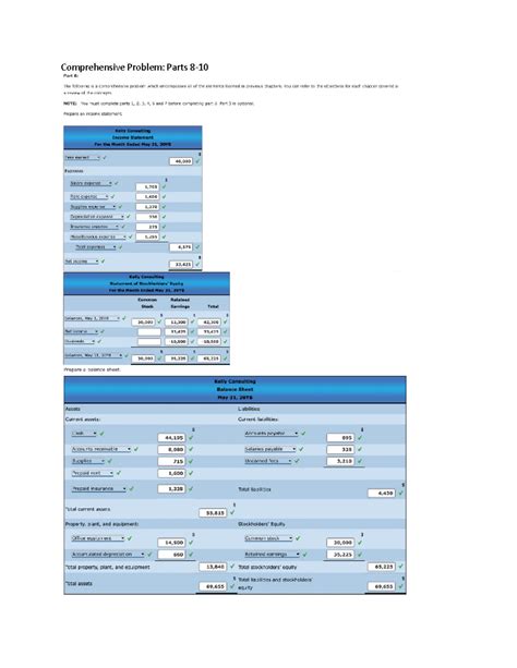 cat~accounting comprehensive problem for part two Ebook Kindle Editon