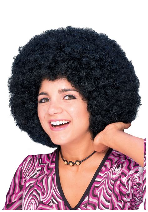 caucasian afro wig